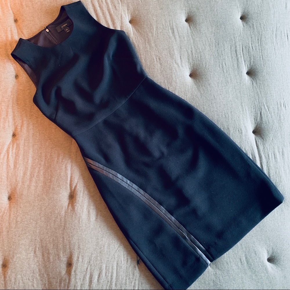 J Crew Sleeveless Black Dress